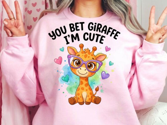 Download Cute Giraffe Kids Sublimation Tshirt Png - Sublimation Collection