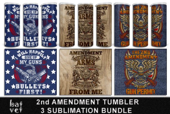 Download 2nd Amendment Sublimation Tumbler Design - Sublimation Collection