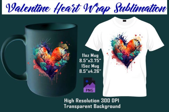 Download Valentine Love Splashes Sublimation - Sublimation Collection