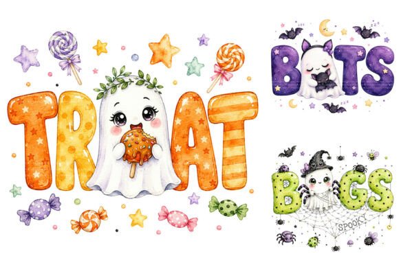 Download Halloween Ghost Sublimation PNG Bundle - Sublimation Collection