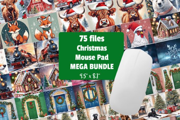 Download Christmas Mouse Pad Sublimation Bundle - Sublimation Collection