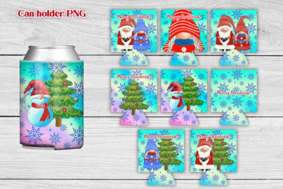 Download Christmas Can Holder Sublimation - Sublimation Collection