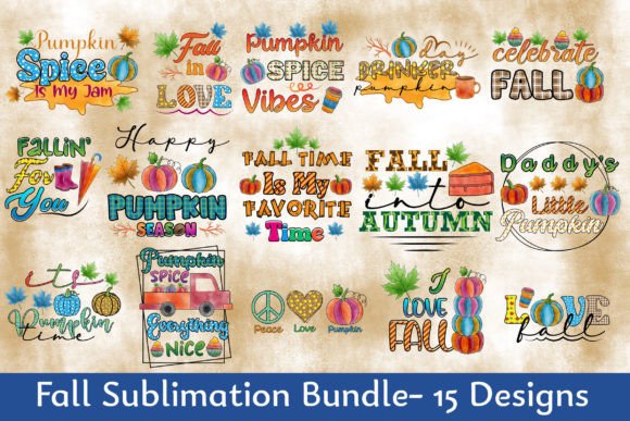 Download Fall Sublimation Design SVG Bundle - Sublimation Collection