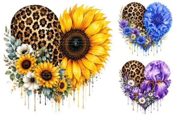 Download Leopard Floral Sublimation PNG Bundle - Sublimation Collection