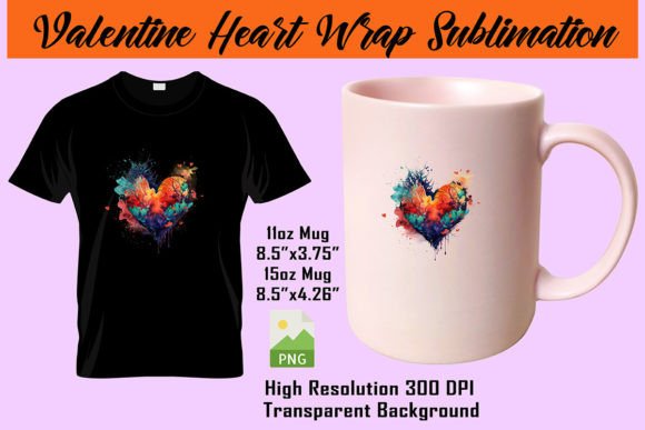Download Heart Water Color Sublimation - Sublimation Collection