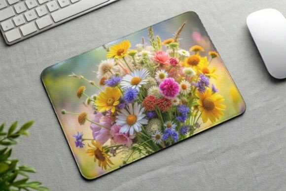 Download Floral Wildflower Mouse Pad Sublimation - Sublimation Collection