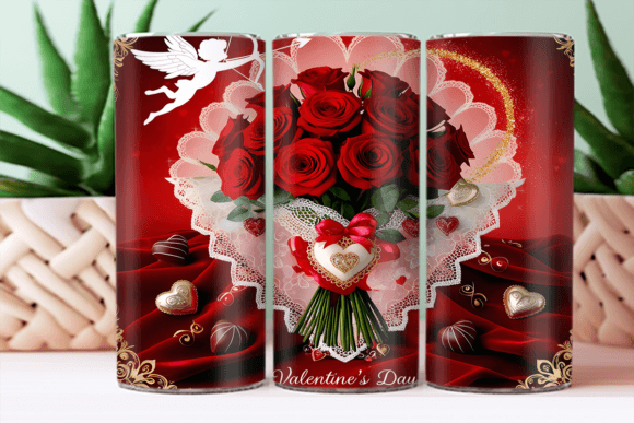 Download Happy Valentines Day 3d Tumbler Design - 3d tumbler Collection