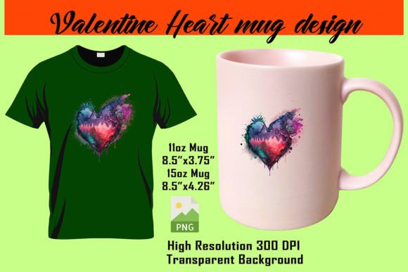Download Valentine Heart Water Color Sublimation - Sublimation Collection