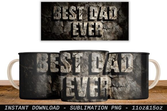Download Father's Day Mug Wrap Sublimation PNG - Sublimation Collection