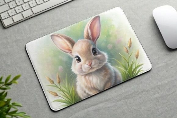 Download Easter Bunny Mouse Pad PNG Sublimation - Sublimation Collection