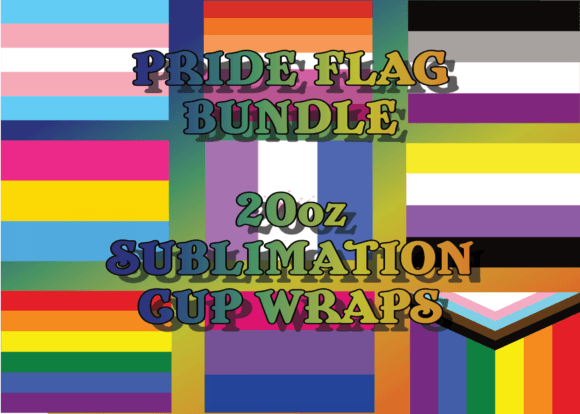 Download LGBTQIA+ 20oz Waterslide/Sublimation Cup - Sublimation Collection