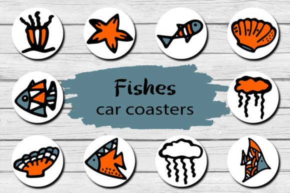 Download Underwater World Car Coaster Sublimation - Sublimation Collection