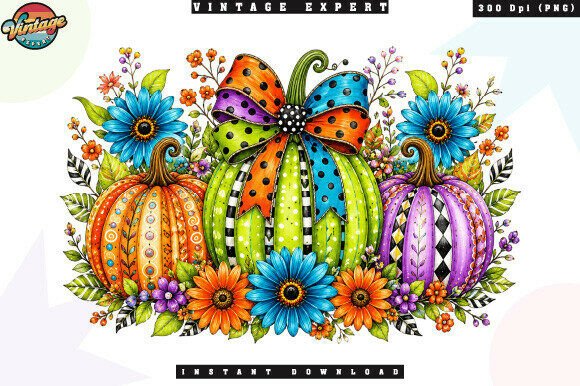 Download Bright Fall Pumpkin Bouquet PNG - Pumpkin Collection