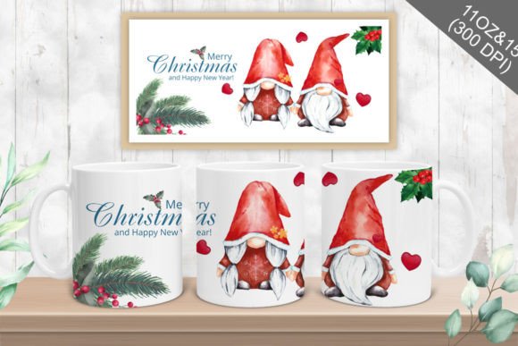Download 11oz Mug Christmas Gnome Sublimation - Sublimation Collection