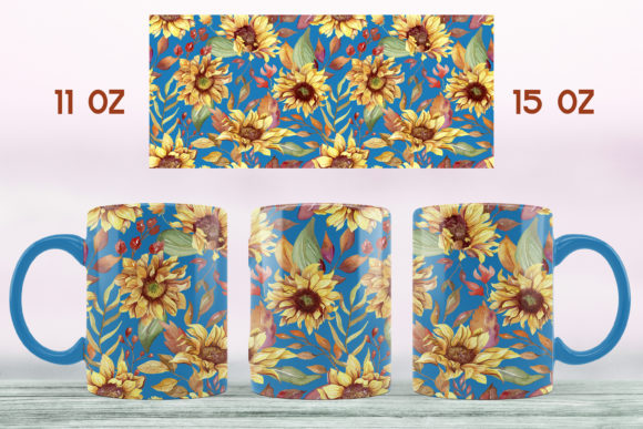 Download Sunflower Mug Sublimation Design Floral - Sublimation Collection