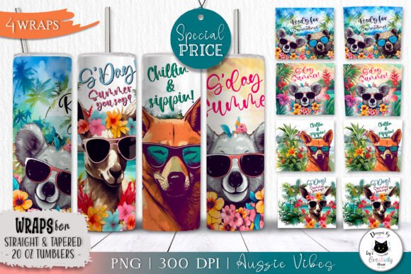 Download Funny Tropical Summer Tumbler Designs - Premium Bundle
