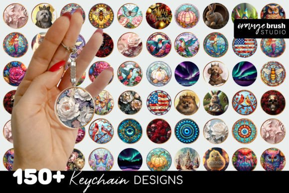 Download Round Keychain Sublimation Mega Bundle - Sublimation Collection