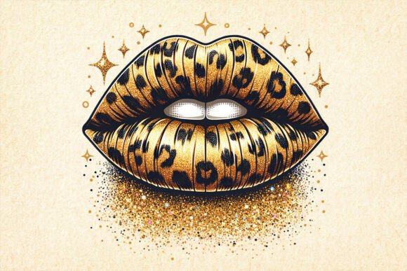 Download Leopard Dripping Lips Sublimation PNG - Sublimation Collection