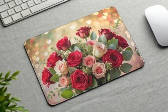 Download Rose Flower Mouse Pad PNG Sublimation - Sublimation Collection