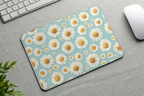 Download Daisy Flowers Mouse Pad PNG Sublimation - Sublimation Collection