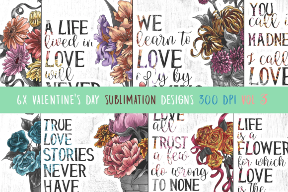 Download Valentines Quotes Sublimation Bundle 3 - Sublimation Collection