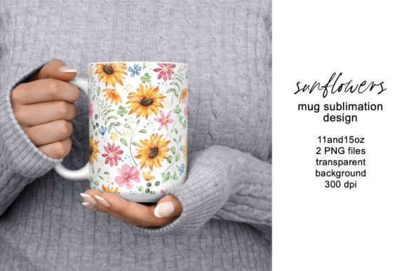 Download Sunflower, Wild Flowers, Mug Sublimation - Sublimation Collection