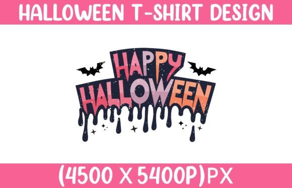 Download Happy Halloween Retro Sublimation Tshirt - Sublimation Collection