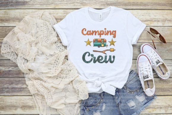 Download Retro Watercolor Camping Sublimation SVG - Sublimation Collection