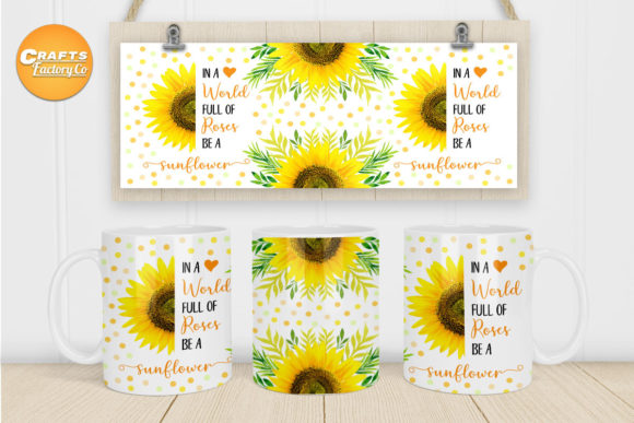 Download Sunflower Mug Sublimation. - Sublimation Collection