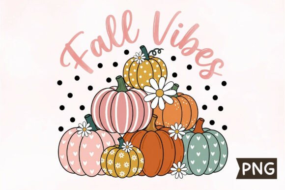 Download Fall Vibes Pumpkin Floral Sublimation - Pumpkin Collection