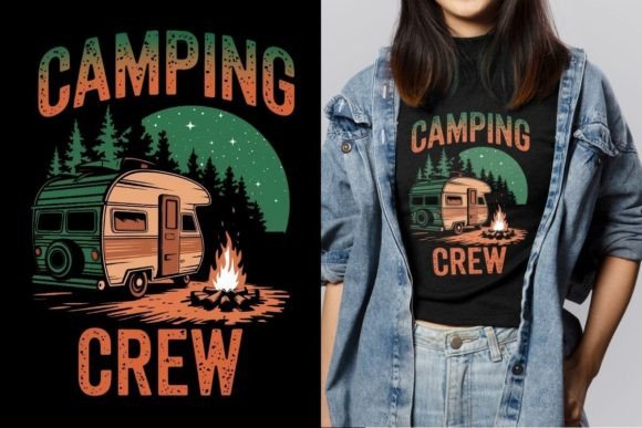 Download Camping Crew Sublimation Design - Sublimation Collection