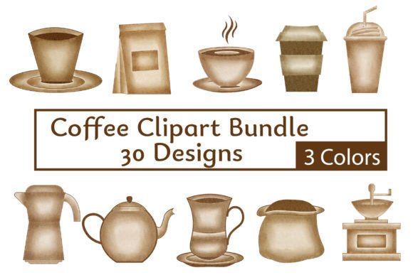 Download Coffee Clipart Sublimation SVG Bundle - Sublimation Collection