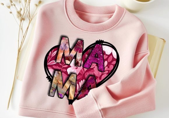 Download Mama PNG Heart Sublimation Tshirt Design - Sublimation Collection