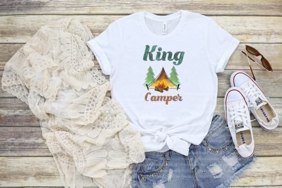 Download Retro Watercolor Camping Sublimation SVG - Sublimation Collection