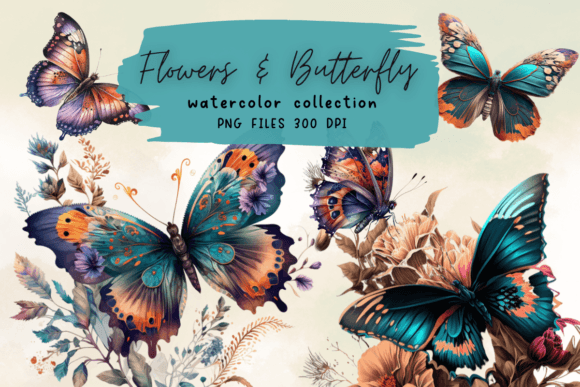 Download Vintage Butterfly Floral Sublimation - Sublimation Collection