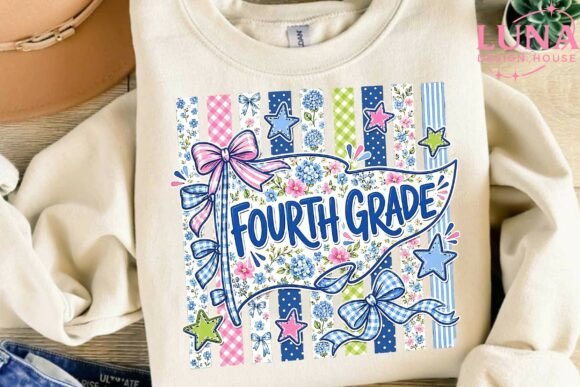 Download Fourth Grade Teacher Bow PNG Sublimation - Sublimation Collection