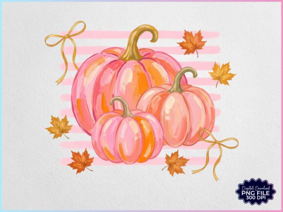 Download Preppy Autumn Fall Pumpkin Coquette PNG - Pumpkin Collection