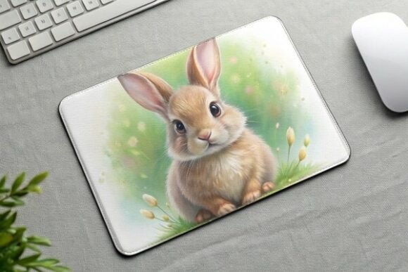 Download Easter Bunny Mouse Pad PNG Sublimation - Sublimation Collection