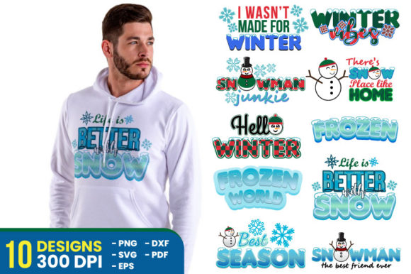 Download Winter Sublimation Designs Bundle - Sublimation Collection