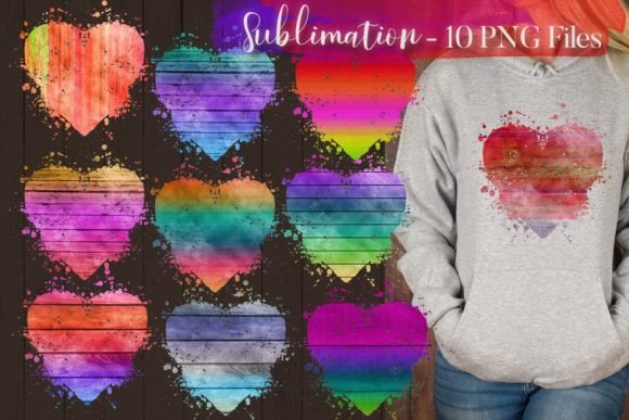 Download Summer Love Neon Heart Sublimation - Sublimation Collection