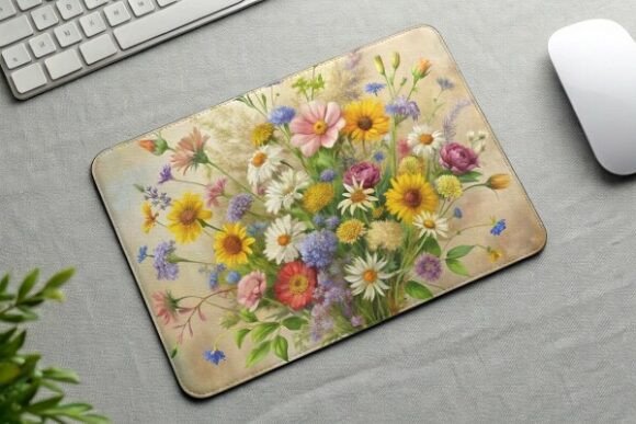 Download Floral Wildflower Mouse Pad Sublimation - Sublimation Collection