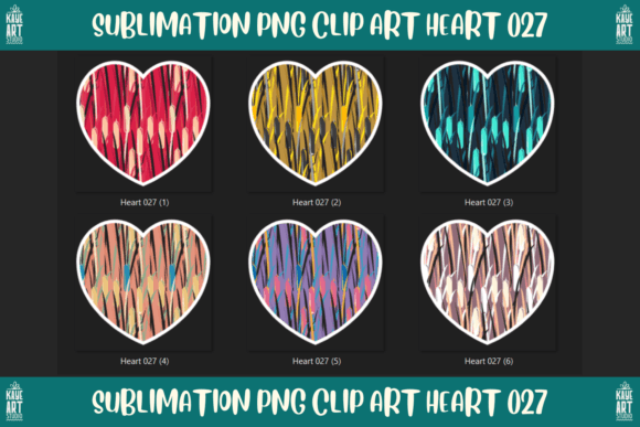 Download Heart Sublimation PNG Clip Art 027 - Sublimation Collection