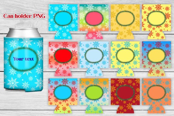 Download Christmas Can Holder Sublimation - Sublimation Collection