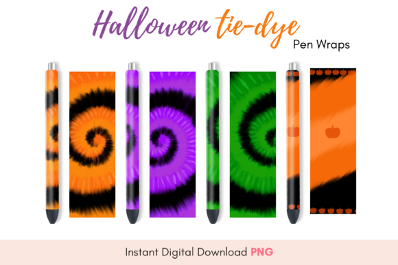 Download Halloween Tie Dye Pen Wrap - Pen Collection