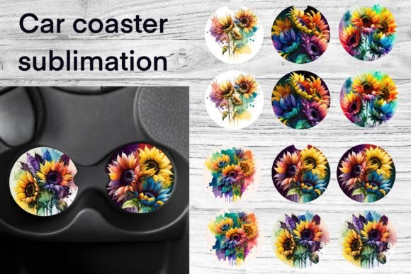 Download Car Coaster Sublimation Design - Sublimation Collection