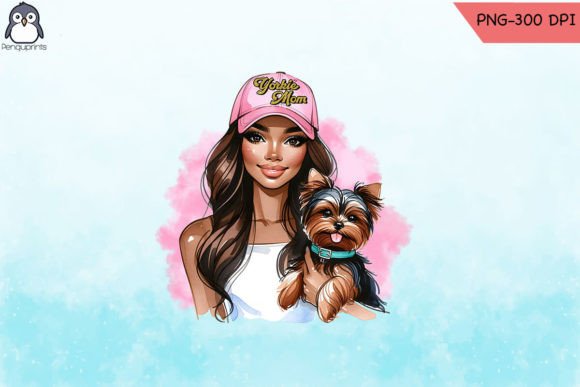 Download Yorkie Dog Mom Sublimation PNG - Mom sublimation Collection