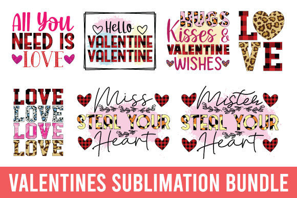 Download Valentines Quotes Sublimation Bundle - Sublimation Collection