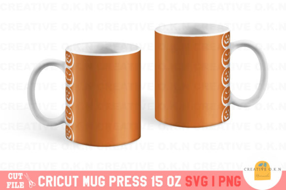 Download Template Cricut Mug Press Pumpkin 15oz - Pumpkin Collection