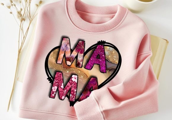 Download Mama PNG Heart Sublimation Tshirt Design - Sublimation Collection