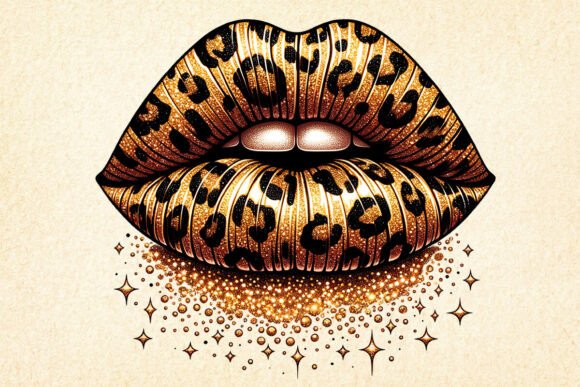 Download Leopard Dripping Lips Sublimation PNG - Sublimation Collection